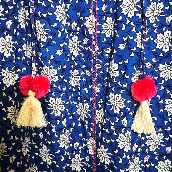 J. Crew Belted‎ Tunic Dress Festival Bohemian Midi/Maxi Length Medium Relaxed - Picture 6 of 12